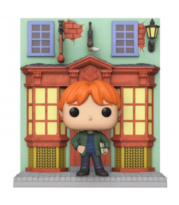 Фигурка Funko POP! Deluxe Harry Potter Diagon Alley Ron Weasley Quidditch Supplies Store (Exc)