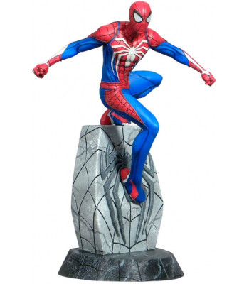 Фигурка Marvel Gallery Spider-Man PS4 Version Statue Diorama 23 см