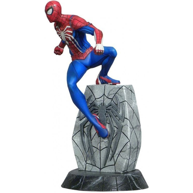 Фигурка Marvel Gallery Spider-Man PS4 Version Statue Diorama 23 см