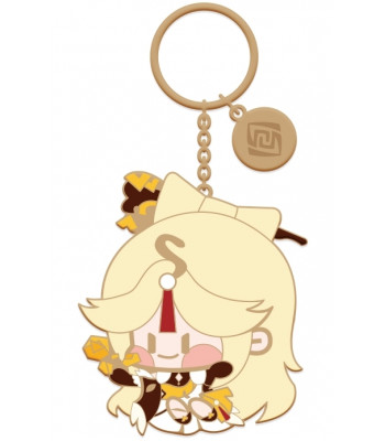 Брелок металлический Chibi Character Metal Keychain Ningguang