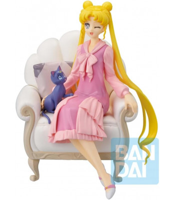 Фигурка Sailor Moon Cosmos Ichibansho Usagi & Luna (Antique Style)