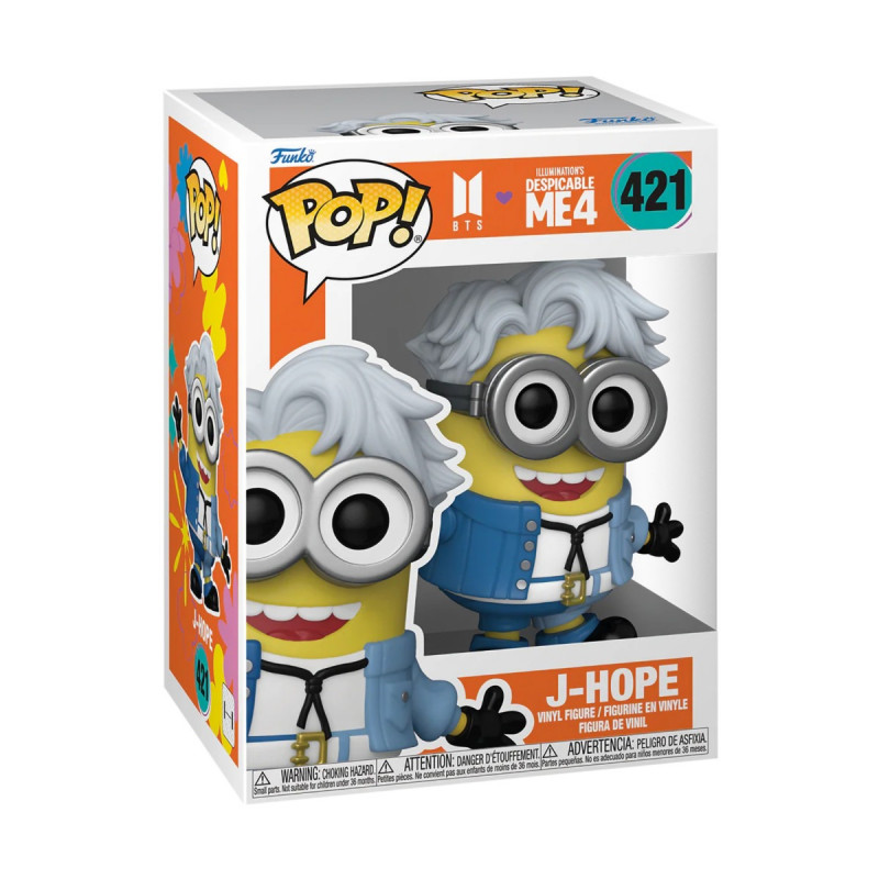 Фигурка Funko POP! Rocks BTS X Despicable Me 4 J-Hope
