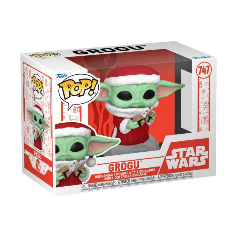 Фигурка Funko POP! Bobble Star Wars Holiday Grogu