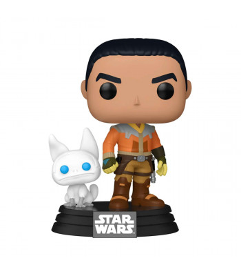 Фигурка Funko POP! Bobble Star Wars Rebels S2 Ezra Bridger w/Loth-Cat (Exc)