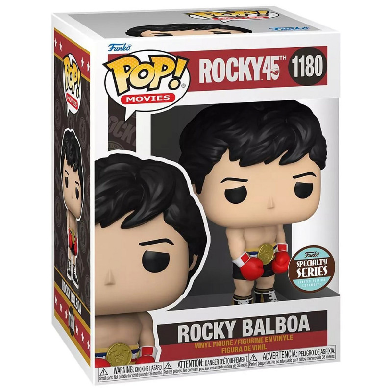 Фигурка Funko POP! Movies Rocky 45th Rocky Balboa w/Gold Belt SS (Exc)