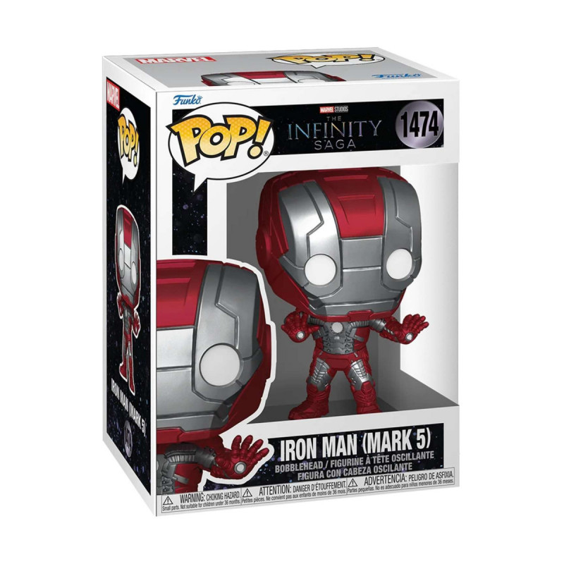Фигурка Funko POP! Bobble Marvel Infinity Saga Iron Man 2 Iron Man (Mark 5)