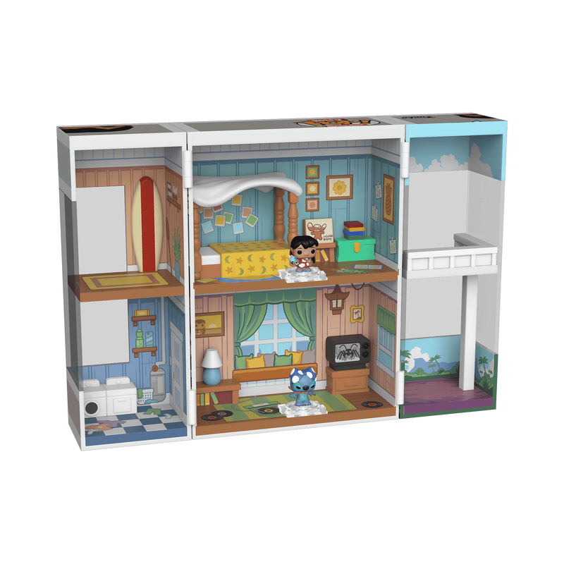 Набор Funko Bitty POP! Bitty Box Disney Lilo & Stitch Lilo's Home +2 Bitty POP! Lilo w/Scrump, Superhero Stitch