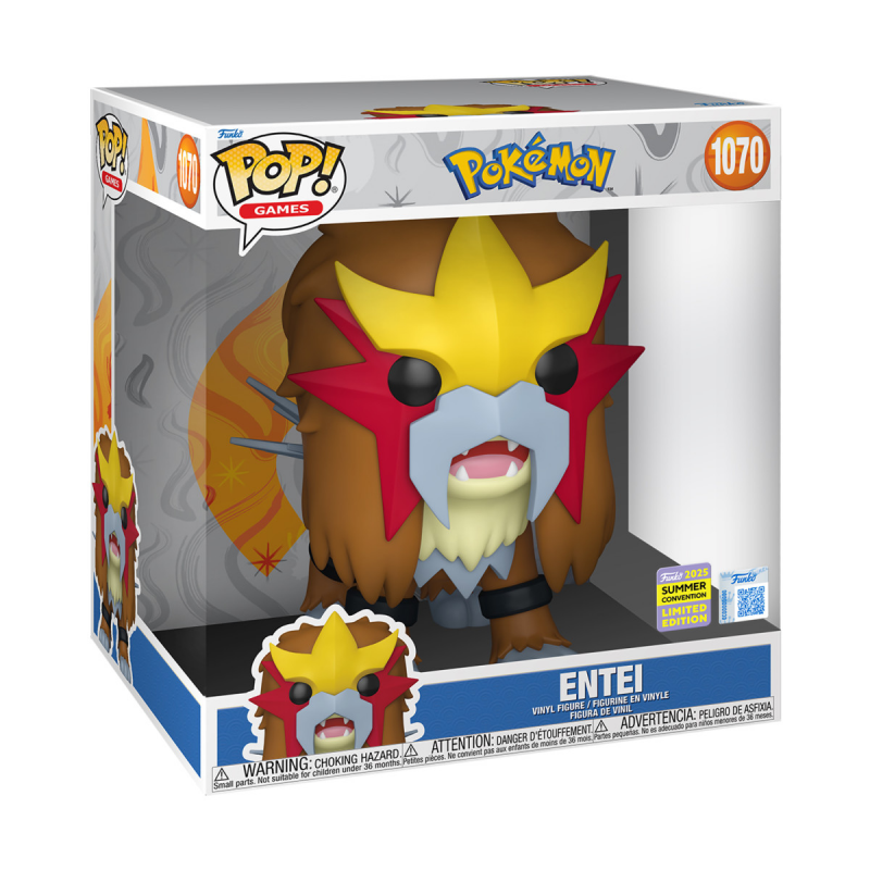 Фигурка Funko POP! Games Pokemon Entei SDCC25 (Exc) 10"