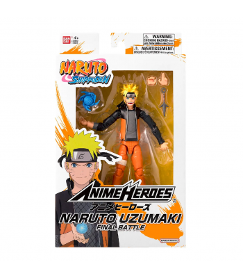 Бандай. Экшн-фигурка Наруто Финальная битва 17 см. Bandai