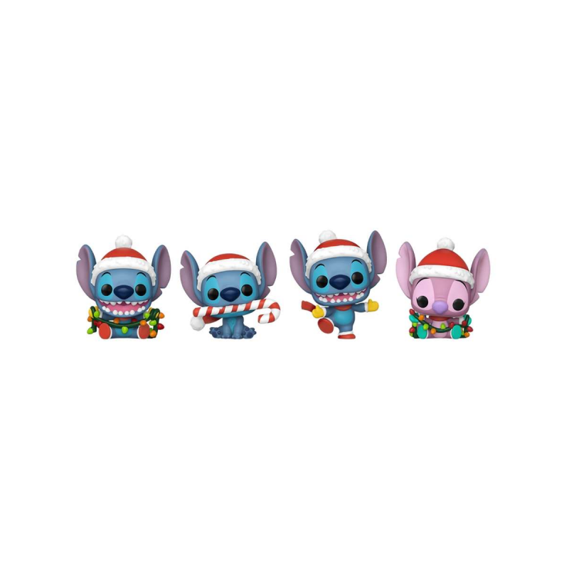 Набор подарочный Funko Pocket POP! Holiday Tree Disney Lilo & Stitch Stitch 4PK