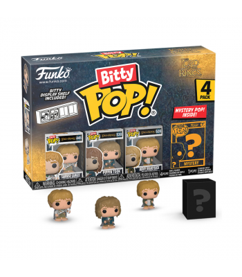 Фигурка Funko Bitty POP! LOTR Samwise Gamgee+Pippin Took+Merry Brandybuck+Mystery (1 of 4)