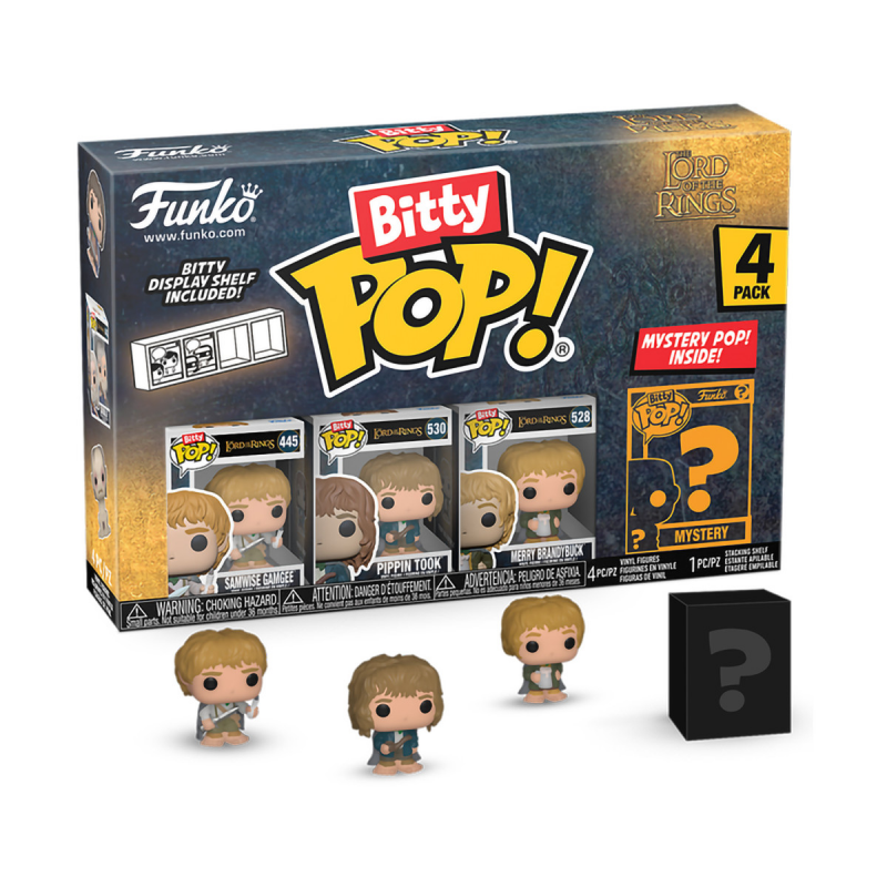 Фигурка Funko Bitty POP! LOTR Samwise Gamgee+Pippin Took+Merry Brandybuck+Mystery (1 of 4)