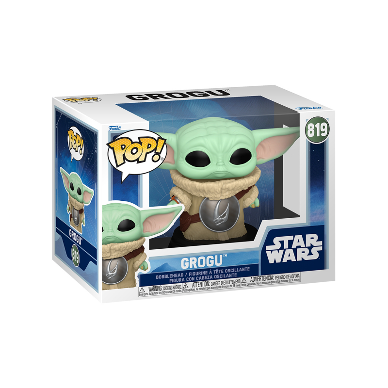 Фигурка Funko POP! Bobble Star Wars M & G Grogu with Mudhorn Chest Armor