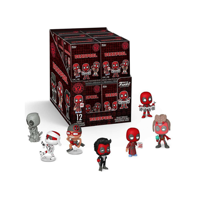 Фигурка Funko Mystery Minis Marvel Deadpool Classic 1 штука в ассортименте